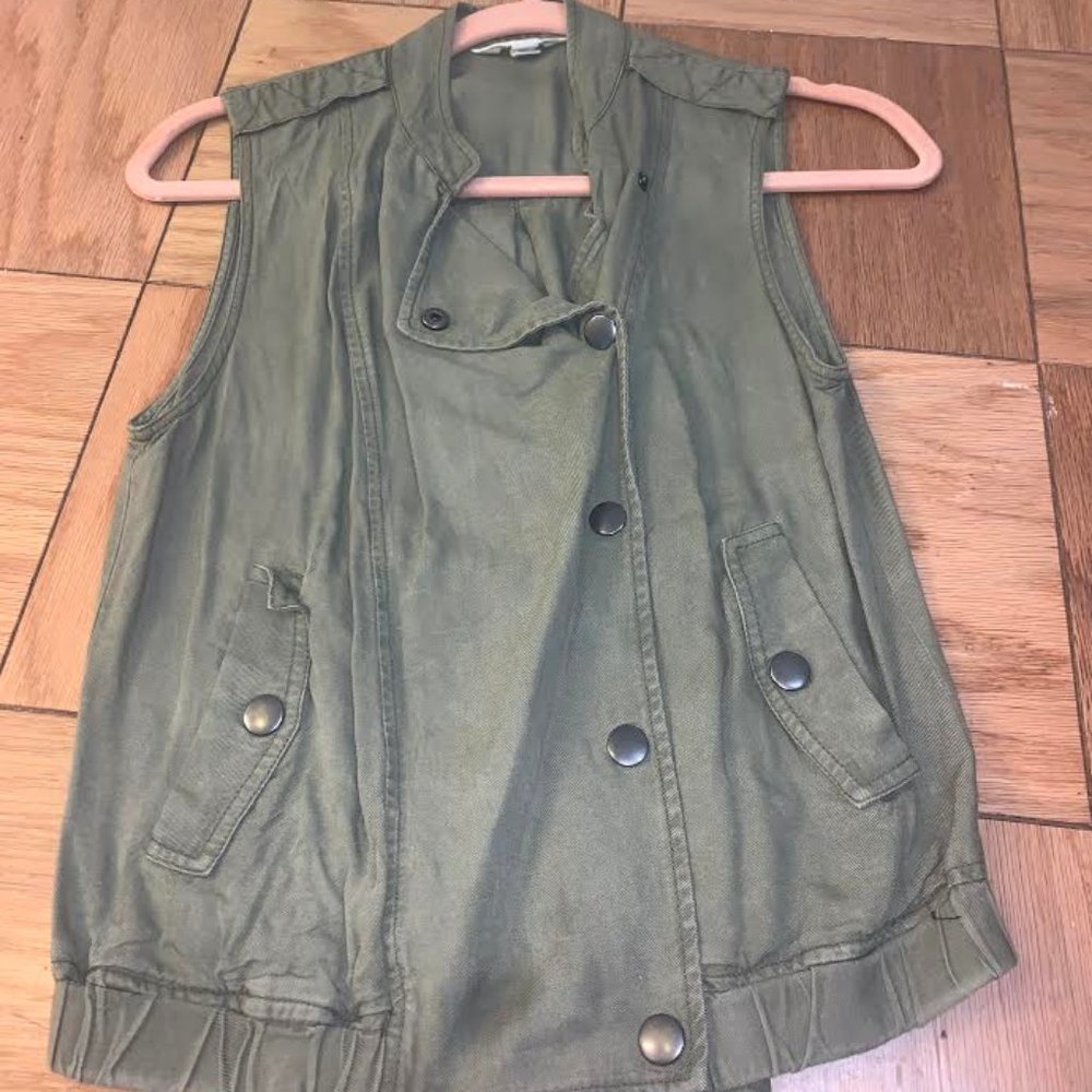 Olive Green Vest